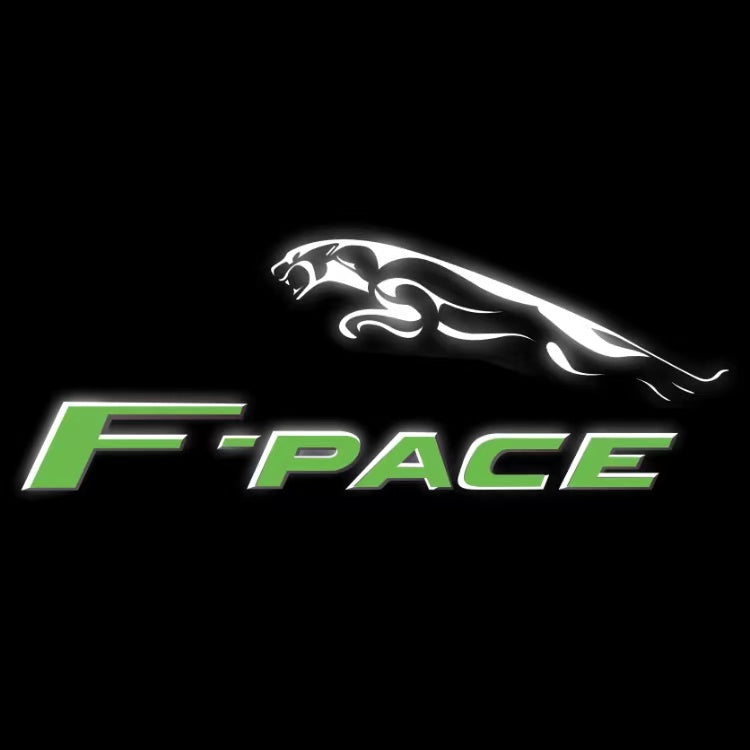 JAGUAR F PACE LOGO PROJECROTR LIGHTS Nr.129 (Menge 1 = 1 Satz/2 Türleuchten