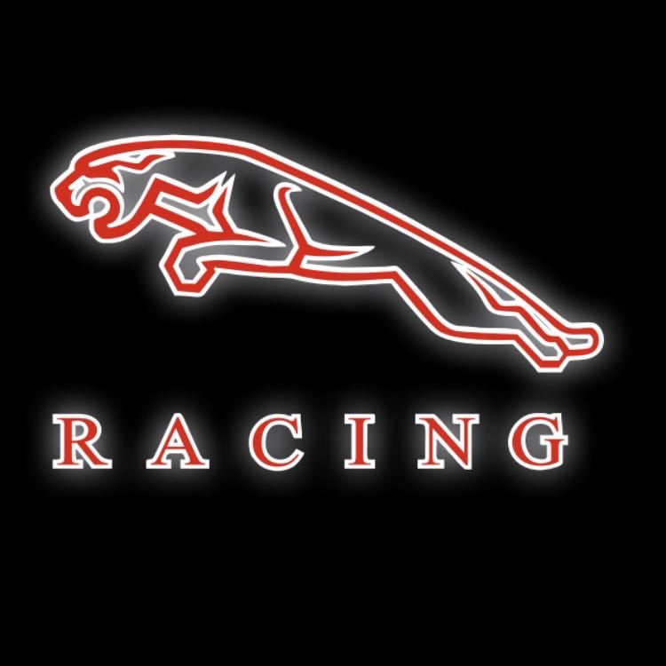 JAGUAR Racing LOGO PROJECROTR LIGHTS Nr.37 (quantità 1 = 1 set/2 luci porta)