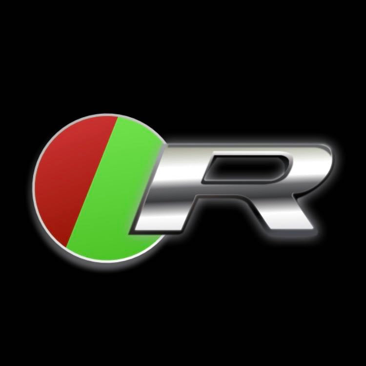 JAGUAR R LOGO PROJECROTR LIGHTS Nr.63 (quantità 1 = 1 set/2 luci porta)