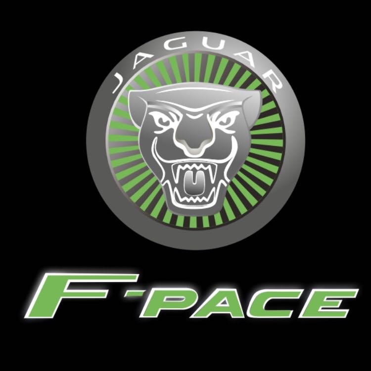 JAGUAR F PACE LOGO PROJECROTR LIGHTS Nr.130 (quantità 1 = 1 set/2 luci porta