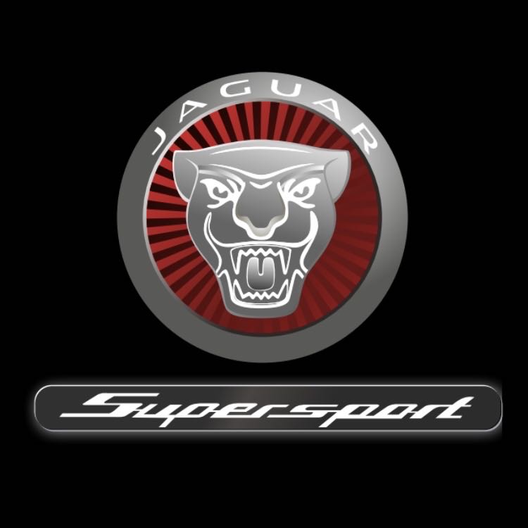 JAGUAR Super sport LOGO PROJECROTR LIGHTS Nr.102 (quantità 1 = 1 set/2 luci porta)