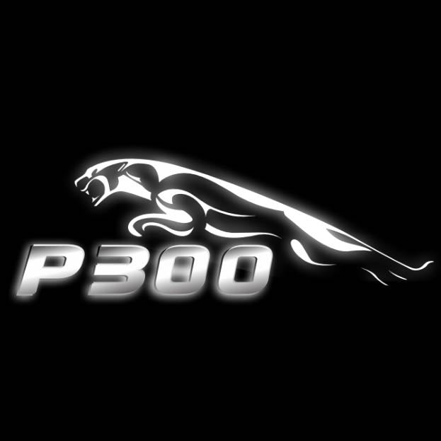 JAGUAR P 300 LOGO PROJECROTR LIGHTS Nr.85  (quantity 1 = 1 sets/2 door lights)