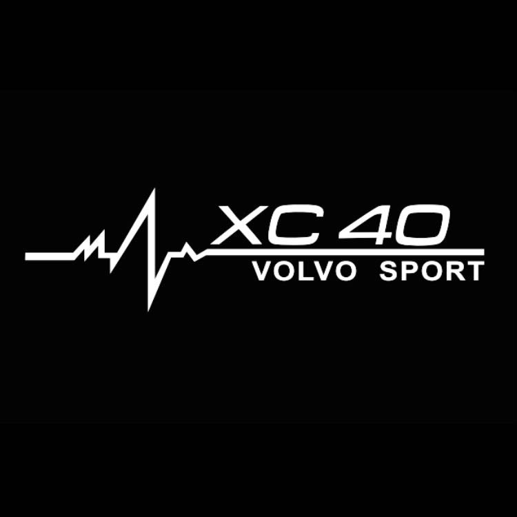 Volvo XC 40 LOGO PROJECROTR LIGHTS Nr.34 (quantità 1 = 2 pellicole logo / 2 luci porta) 