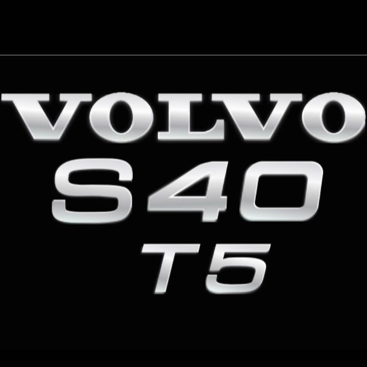 Volvo S 40 LOGO PROJECROTR LIGHTS Nr.115 (quantità 1 = 2 pellicole logo / 2 luci porta) 