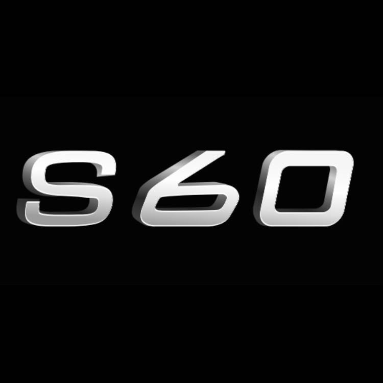 Volvo S 60 LOGO PROJECROTR LIGHTS Nr.116 (Menge 1 = 2 Logofolie / 2 Türleuchten) 