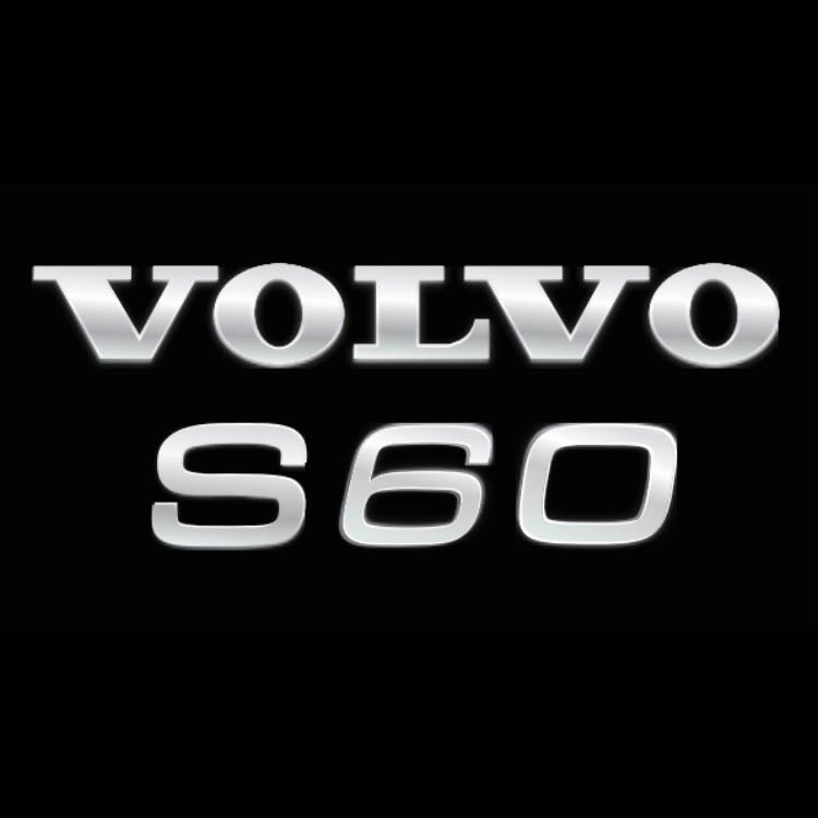 Volvo S 80 LOGO PROJECROTR LIGHTS Nr.104 (quantità 1 = 2 pellicole logo / 2 luci porta) 