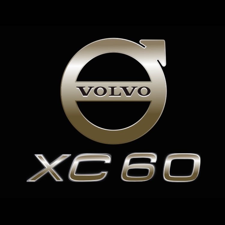 Volvo XC 60 LOGO PROJECROTR LIGHTS Nr.106 (Menge 1 = 2 Logofolie / 2 Türleuchten) 