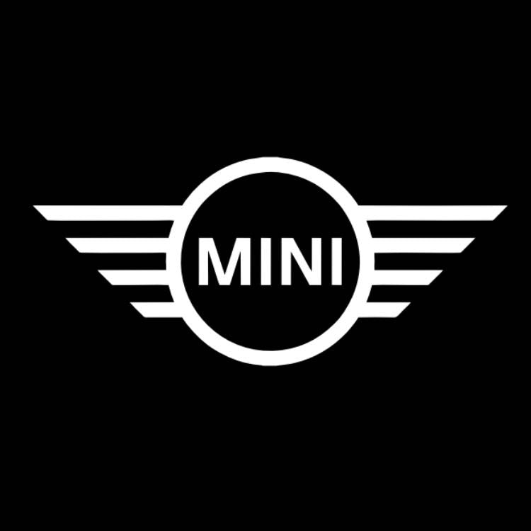 MINI ORIGINAL LOGO PROJECROTR LIGHTS Nr.02 (quantity  1 =  2 Logo Film /  2 door lights)