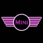 MINI ORIGINAL LOGO PROJECROTR LIGHTS Nr.23 (quantity  1 =  2 Logo Film /  2 door lights)