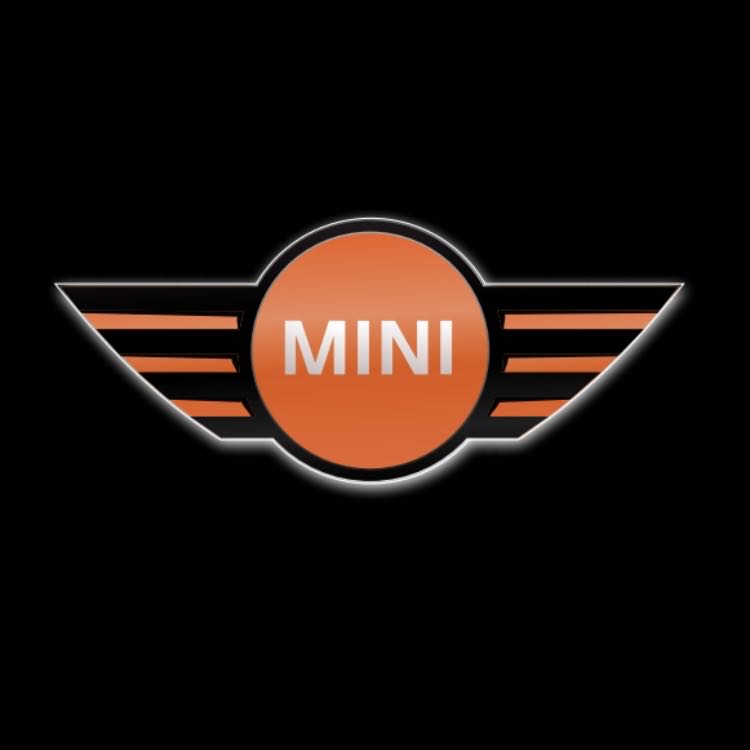 MINI ORIGINAL LOGO PROJECROTR LIGHTS Nr.07 (quantity  1 =  2 Logo Film /  2 door lights)