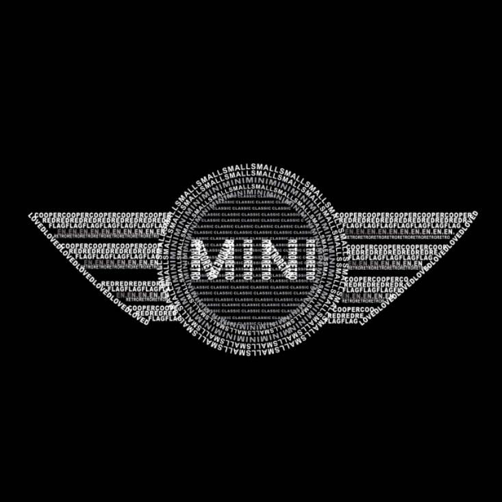 MINI ORIGINAL LOGO PROJECROTR LIGHTS Nr.57 (Menge 1 = 2 Logofolie / 2 Türleuchten) 