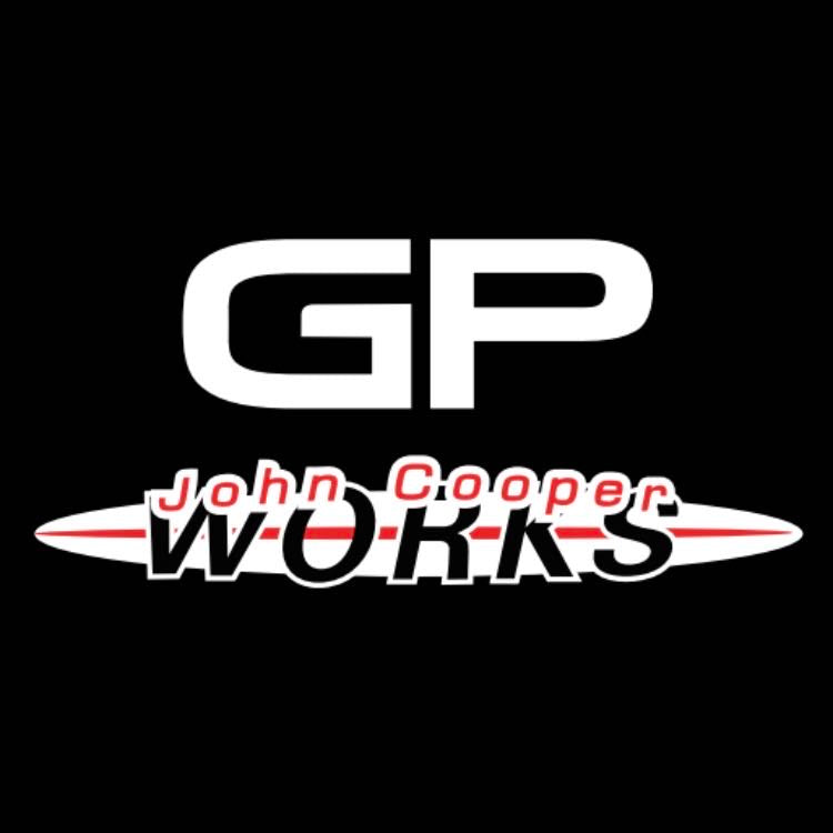 MINI GP JOHN COOPER WORKS LOGO PROJECROTR LIGHTS Nr.159 (Menge 1 = 2 Logofolie / 2 Türleuchten) 