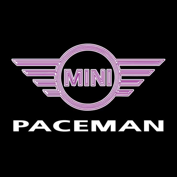 MINI PACEMAN LOGO PROJECROTR LIGHTS Nr.142 (quantity  1 =  2 Logo Film /  2 door lights)