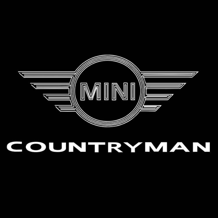 MINI COUNTRYMAN LOGO PROJECROTR LIGHTS Nr.29 (Menge 1 = 2 Logofolie / 2 Türleuchten) 