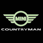 MINI COUNTRYMAN  LOGO PROJECROTR LIGHTS Nr.131 (quantity  1 =  2 Logo Film /  2 door lights)