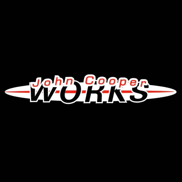 MINI JOHN COOPER WORKS LOGO PROJECROTR LIGHTS Nr.76 (quantity  1 =  2 Logo Film /  2 door lights)