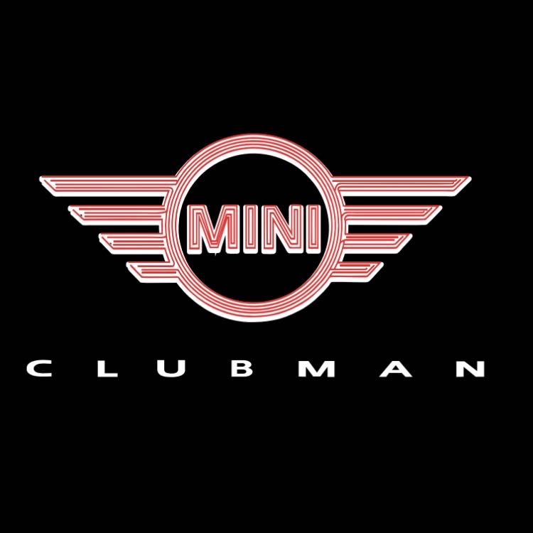 MINI CLUBMAN  LOGO PROJECROTR LIGHTS Nr.126 (quantity  1 =  2 Logo Film /  2 door lights)