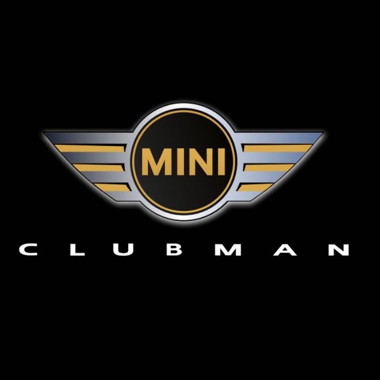 MINI CLUBMAN LOGO PROJECROTR LIGHTS Nr.95 (quantità 1 = 2 Pellicola Logo / 2 luci porta) 