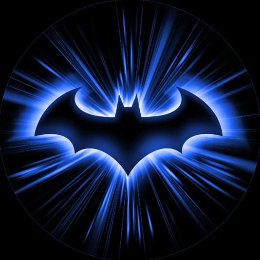 Luci per porte con logo Batman Nr.211 (quantità 1 = 2 pellicole con logo /2 luci per porte）Logo DC Heroes 