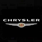 CHRYSLER ORIGINAL LOGO PROJECTOT LIGHTS Nr.31002   (quantity 1 = 2 Logo Films /2 door lights）