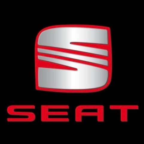 SEAT ORIGINAL LOGO PROJECTOT LIGHTS Nr.256 (quantità 1 = 2 pellicole logo /2 luci porta） 