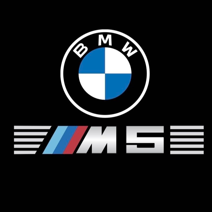 LUCI BMW M5 LOGO PROJECTOT Nr.1623 (quantità 1 = 1 set/2 luci porta) 