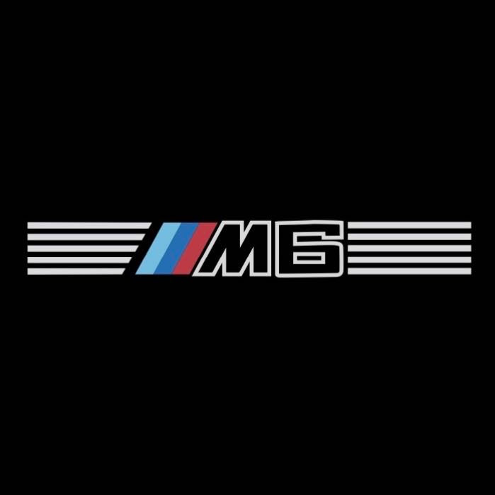 BMW M6 LOGO PROJECTOT LIGHTS Nr.6013 (quantity 1 = 1 sets/2 door lights)