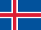 Iceland Ísland  National Flag  logo door lights (quantity 1 = 1 sets / 2 logo film /  Can replace of lights  other logos )