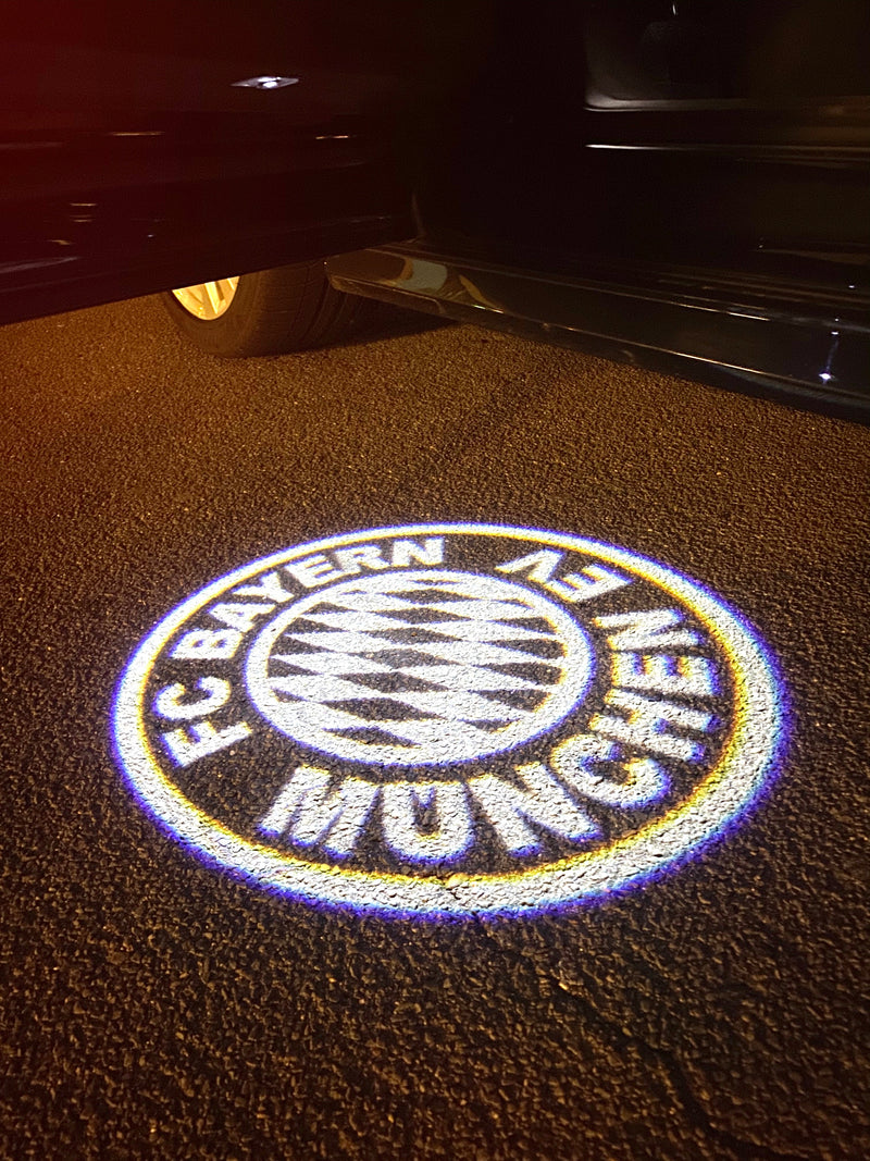 Football CLUB FC BAYERN Logo Nr.258  (quantity 1 = 2 Logo Films /2 door lights）