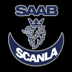 SAAB  Original LOGO PROJECROTR LIGHTS Nr.2512  (quantity 1 = 1 sets/2 door lights)