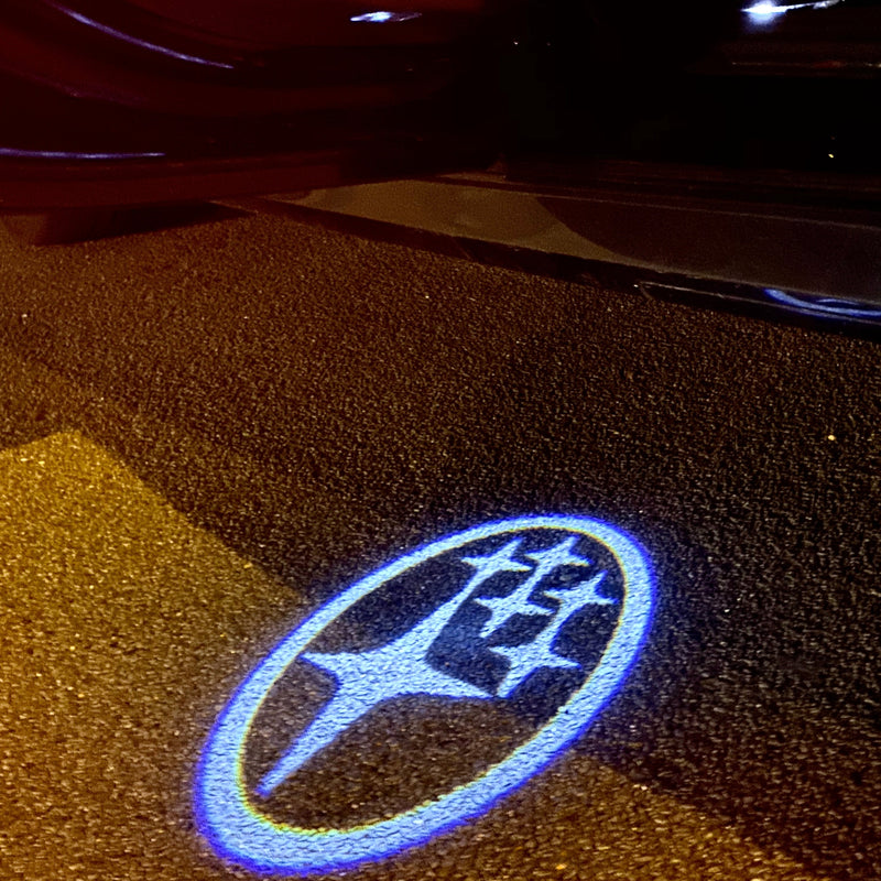 SUBARU LOGO PROJECROTR LIGHTS Nr.03 (Menge 1 = 1 Satz/2 Türleuchten) 