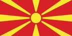 Severna Makedonija Република Северна Македонија  National Flag  logo door lights (quantity 1 = 1 sets / 2 logo film /  Can replace of lights  other logos )