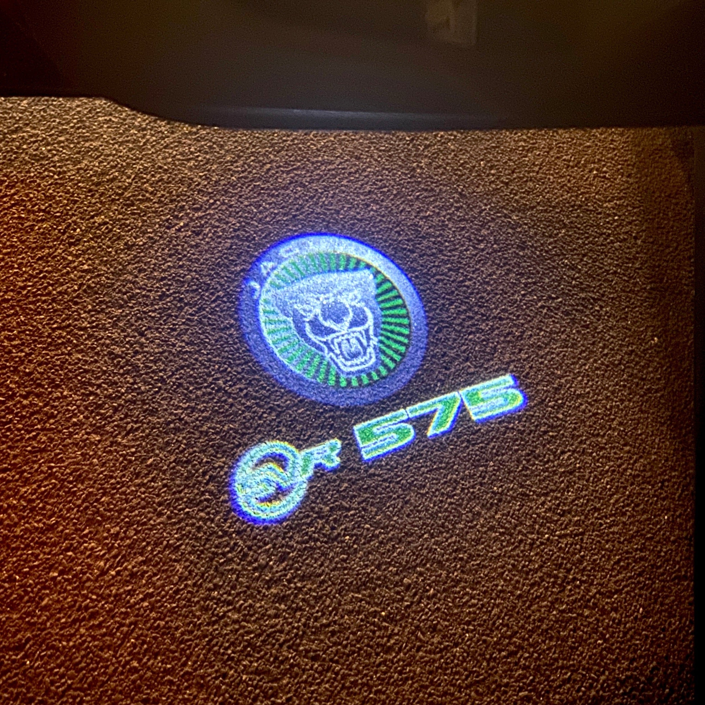 JAGUAR 575 LOGO PROJECROTR LIGHTS Nr.117  (quantity 1 = 1 sets/2 door lights)