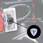 TESLA LOGO PROJECROTR LIGHTS Nr.1501 (quantity  1 =  2 Logo Film /  2 door lights)