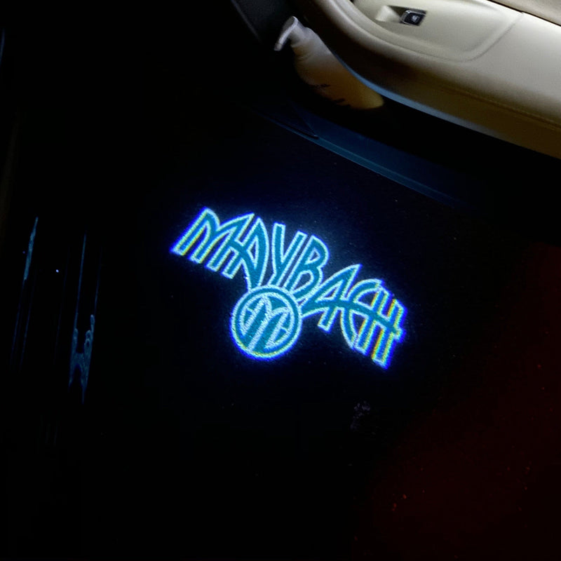 MAYBACH LOGO PROJECTOT LIGHTS Nr.1329 (quantity 1 = 2 Logo Films /2 door lights）