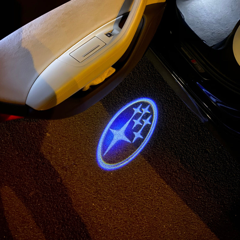 SUBARU Original LOGO PROJECROTR LIGHTS Nr.03 (quantity 1 = 1 sets/2 door lights)