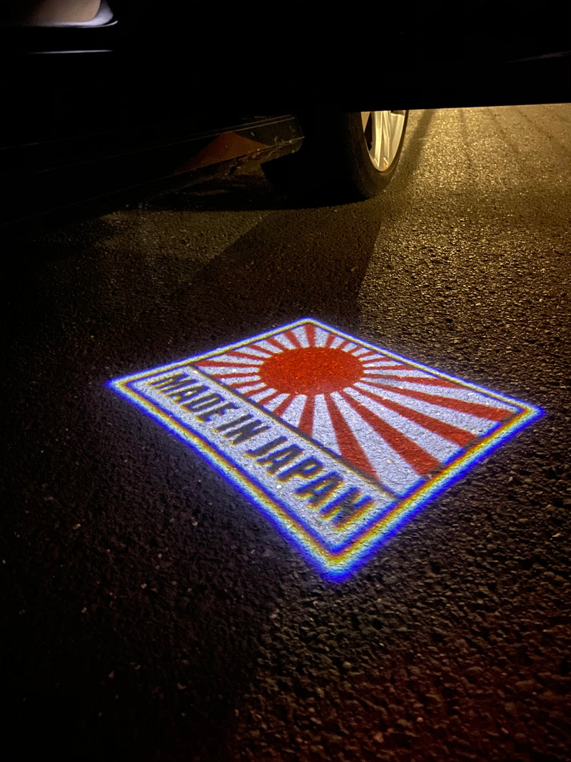 JDM LOGO PROJECTOT LIGHTS Nr.22 (quantità 1 = 1 set/2 luci per porta) 