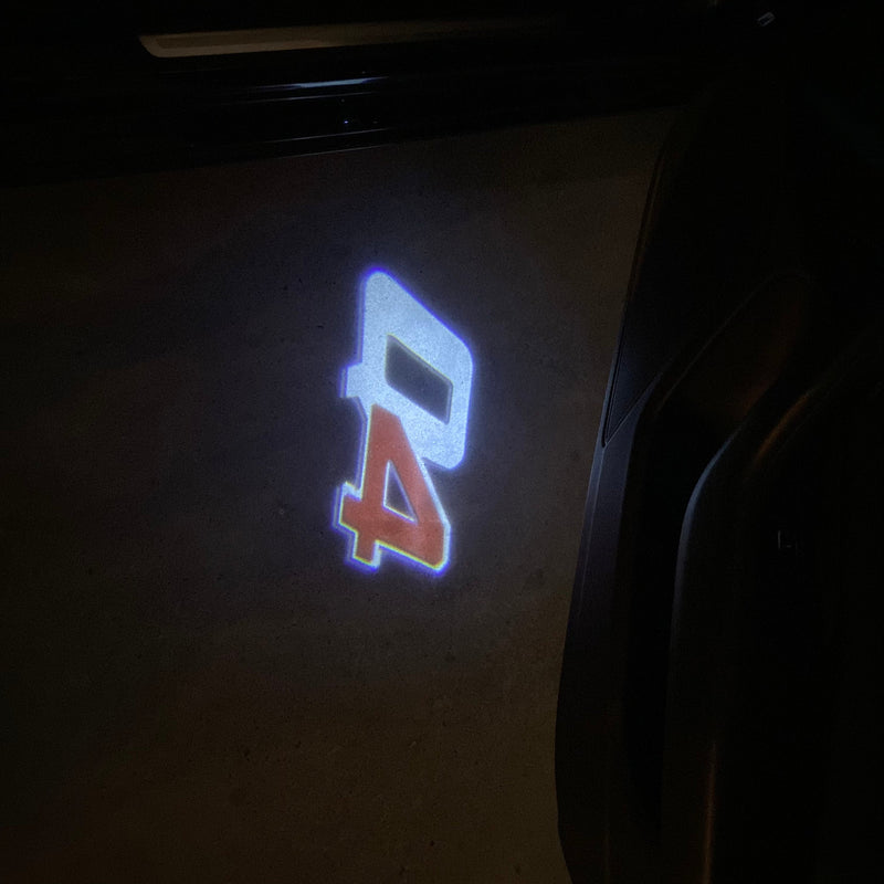 Maserati Q4 LOGO PROJECROTR LIGHTS Nr.08 (Menge 1 = 1 Satz/2 Türleuchten) 