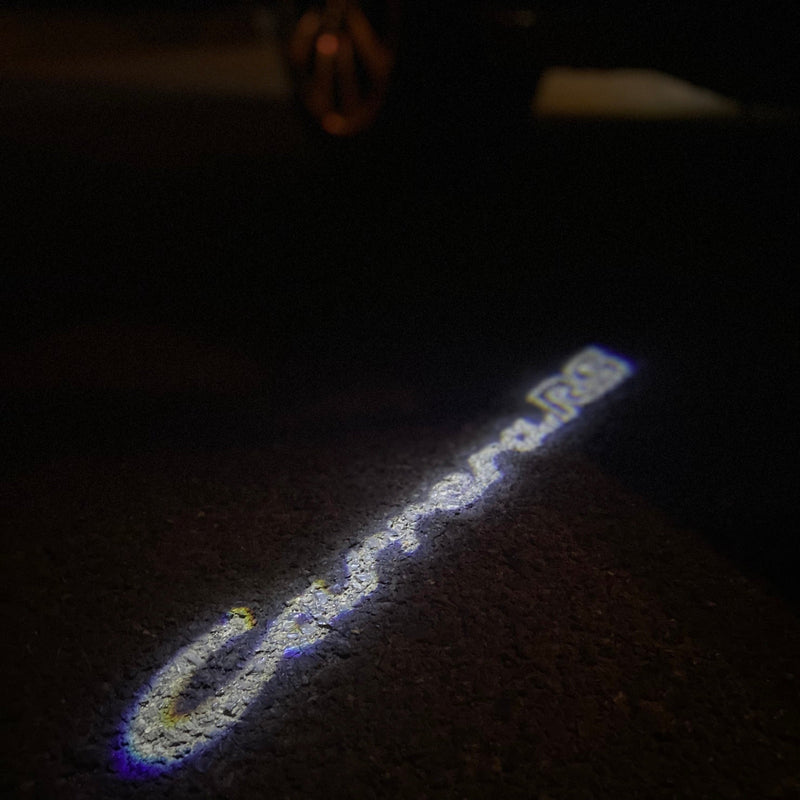 PORSCHE Carrera LOGO PROJECTOT LIGHTS Nr.8081(quantità 1 = 2 pellicole logo / 2 luci porta) 