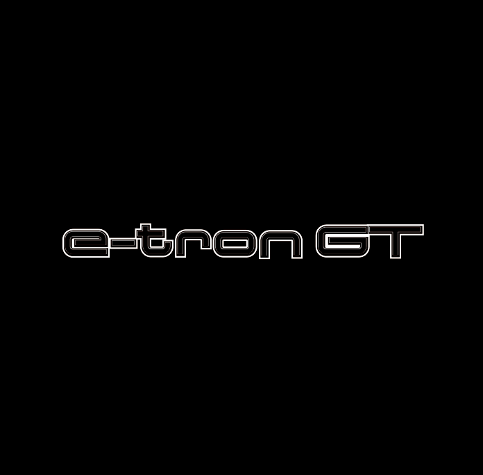 AUDI E-TRON GT LOGO PROJECTOT LUCI Nr.3704 