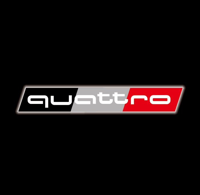 AUDI QUATTRO LOGO PROJECTOT LIGHTS Nr.3726