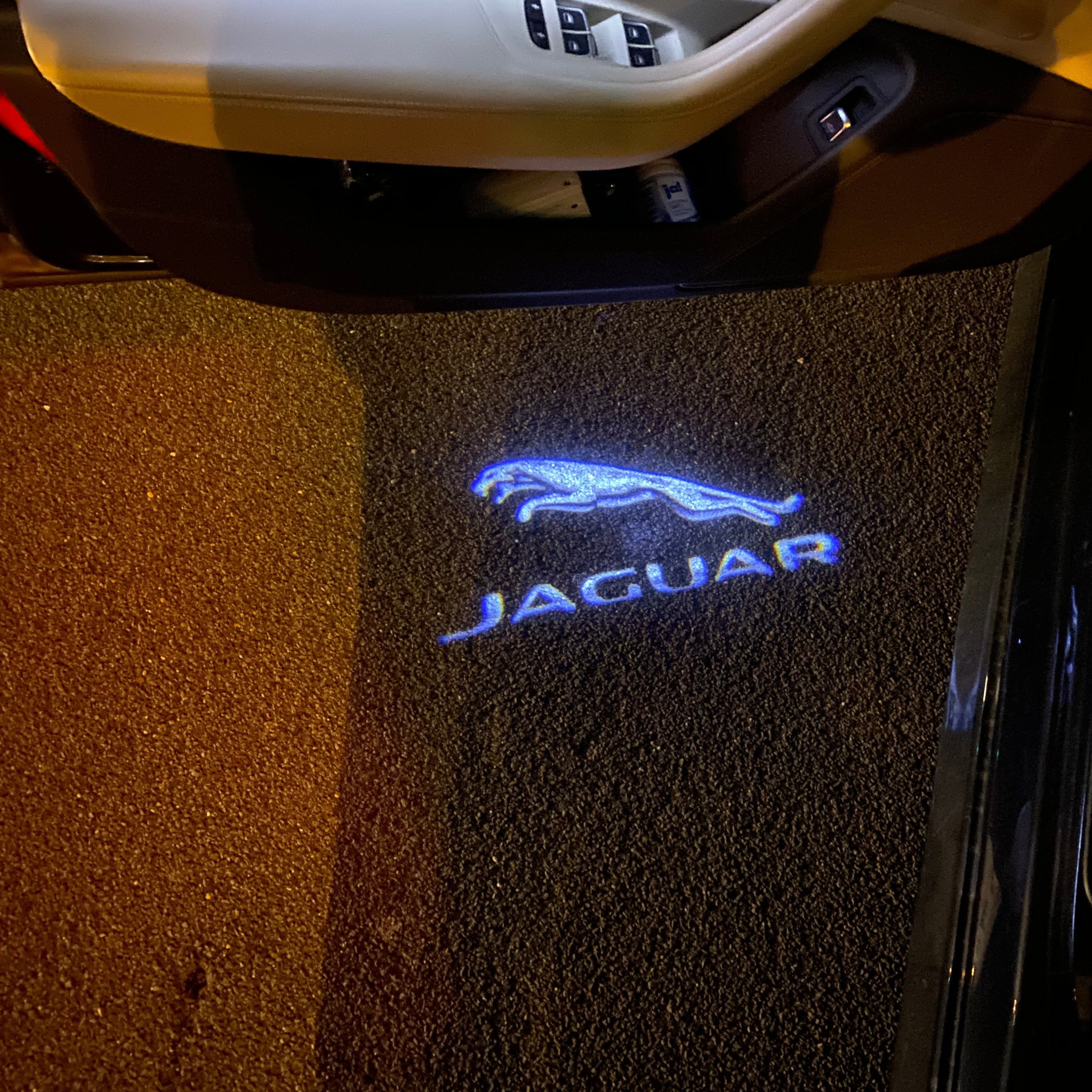 JAGUAR Original LOGO PROJECROTR LIGHTS Nr.03  (quantity 1 = 1 sets/2 door lights)