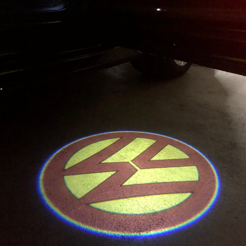 Volkswagen Luci porta Logo originale n. 192 (quantità 1 = 2 pellicole con logo/2 luci per porta）