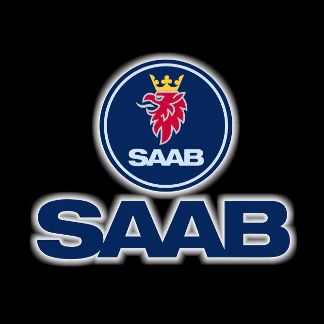 SAAB Original LOGO PROJECROTR LIGHTS Nr.2519 (Menge 1 = 1 Satz/2 Türleuchten)