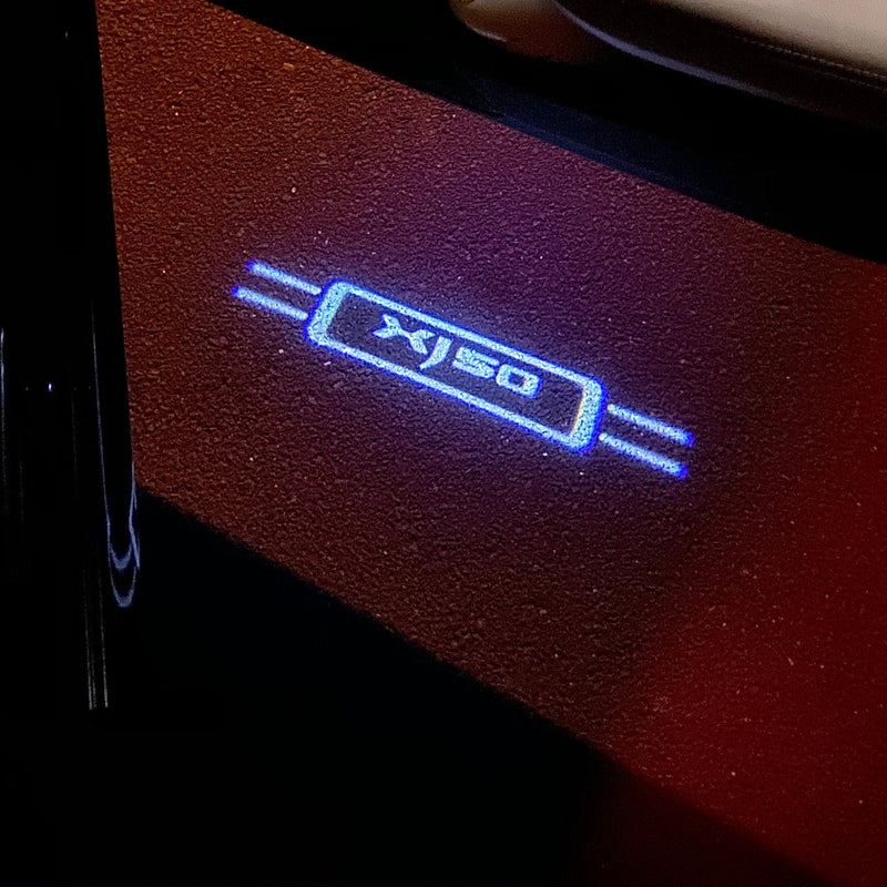 JAGUAR XJ 50 LOGO PROJECROTR LIGHTS Nr.49 (Menge 1 = 1 Satz/2 Türleuchten)