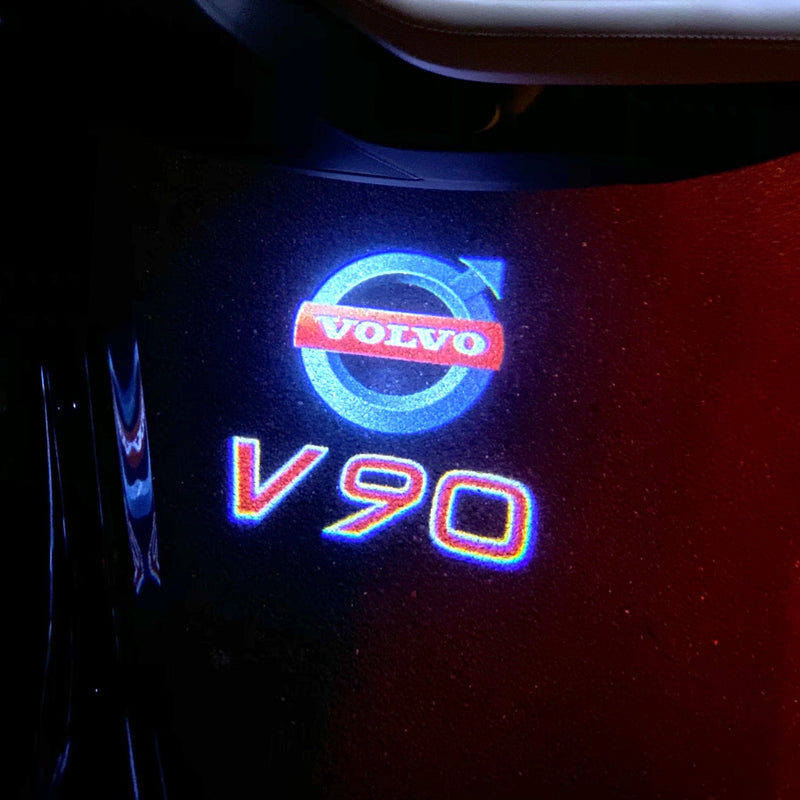 Volvo V 90 LOGO PROJECROTR LIGHTS Nr.48 (quantità 1 = 2 pellicole logo / 2 luci porta) 