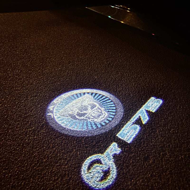 JAGUAR 575 LOGO PROJECROTR LIGHTS Nr.116 (Menge 1 = 1 Satz/2 Türleuchten)