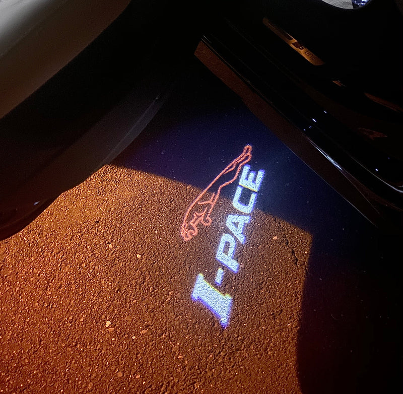 JAGUAR I PACE LOGO PROJECROTR LIGHTS Nr.125 (Menge 1 = 1 Satz/2 Türleuchten)