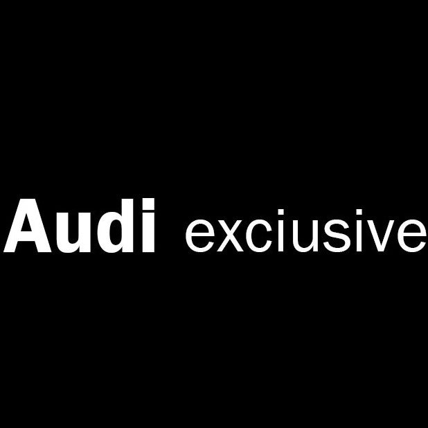 AUDI  EXCLUSIVE LOGO PROJECTOT LIGHTS Nr.73  (quantity 1 = 2 Logo Films /2 door lights）