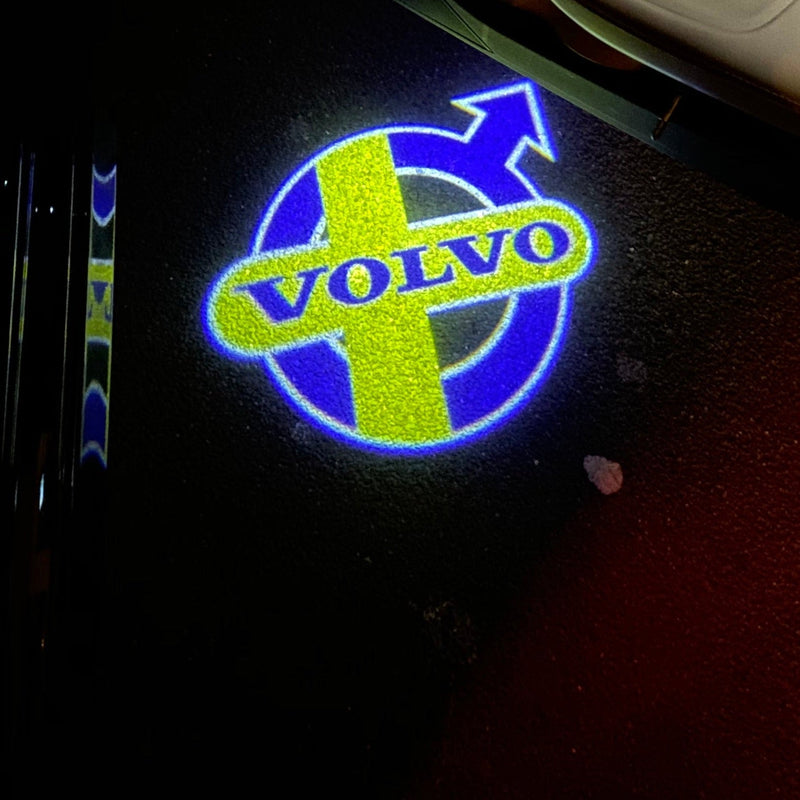 Volvo Original LOGO PROJECROTR LIGHTS Nr.63 (Menge 1 = 2 Logofolie / 2 Türleuchten)